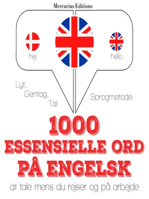 cover image of 1000 essentielle ord på engelsk
